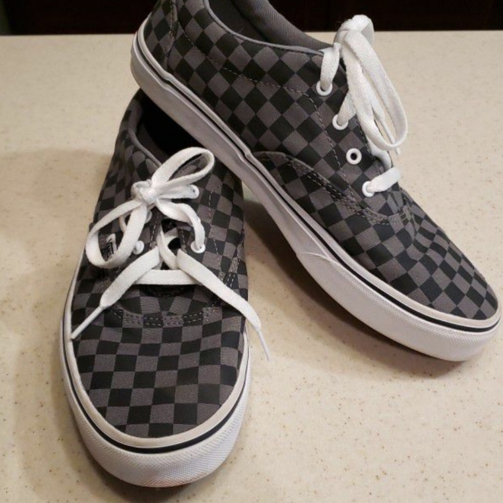 Vans checkerboard shoes